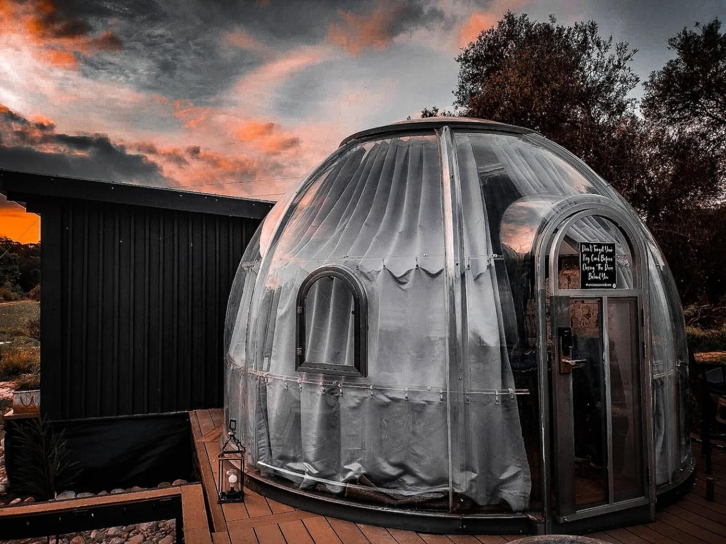 The Vino Dome By Once Upon A Dome Франсхук Экстерьер фото
